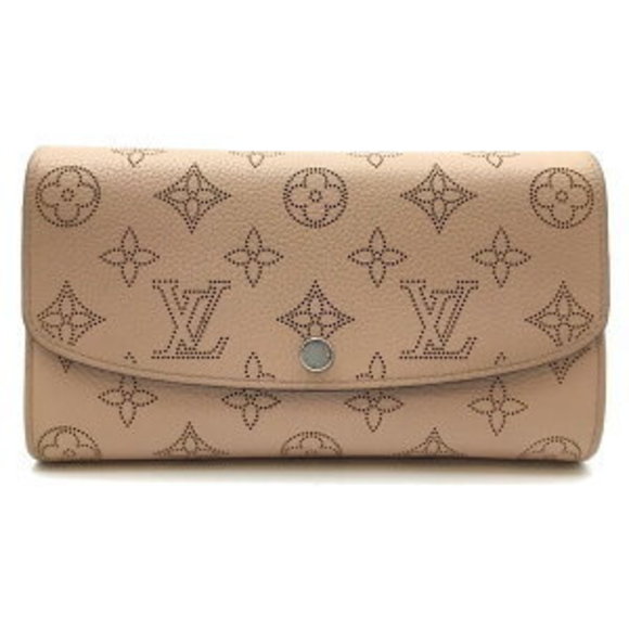 Louis Vuitton Portefeuille Iris Mahina Leather Pink Perforated Monogram - Picture 1 of 7
